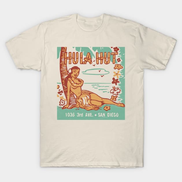 Hula Hut / Vintage Tiki Americana T-Shirt by RCDBerlin